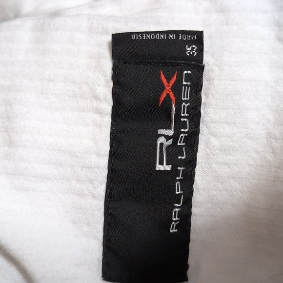 RLX Ralph Lauren Fishing Lure Print Golf Shorts Size 35x10" In Green - Picture 4 of 11